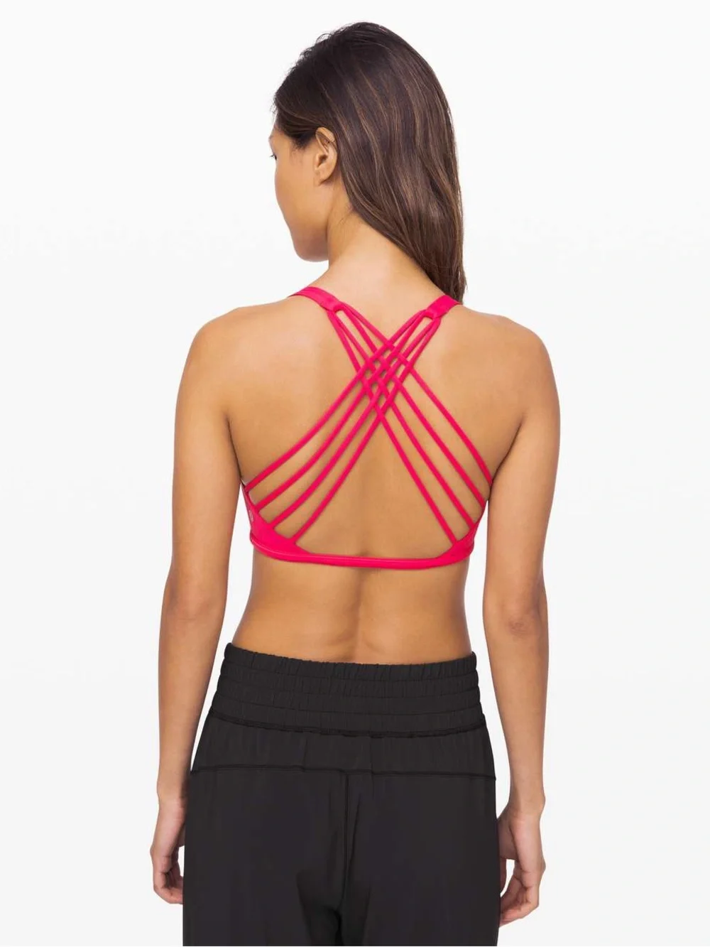 Lululemon Free To Be Bra (Wild) in Heartthrob Pink Size 10 Yoga Light Support
